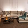 sofa chaise longue color marfil