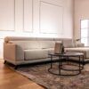 sofa chaise longue elegante