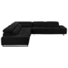 sofa rinconera negro nelson
