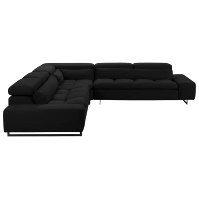 sofa rinconera negro nelson