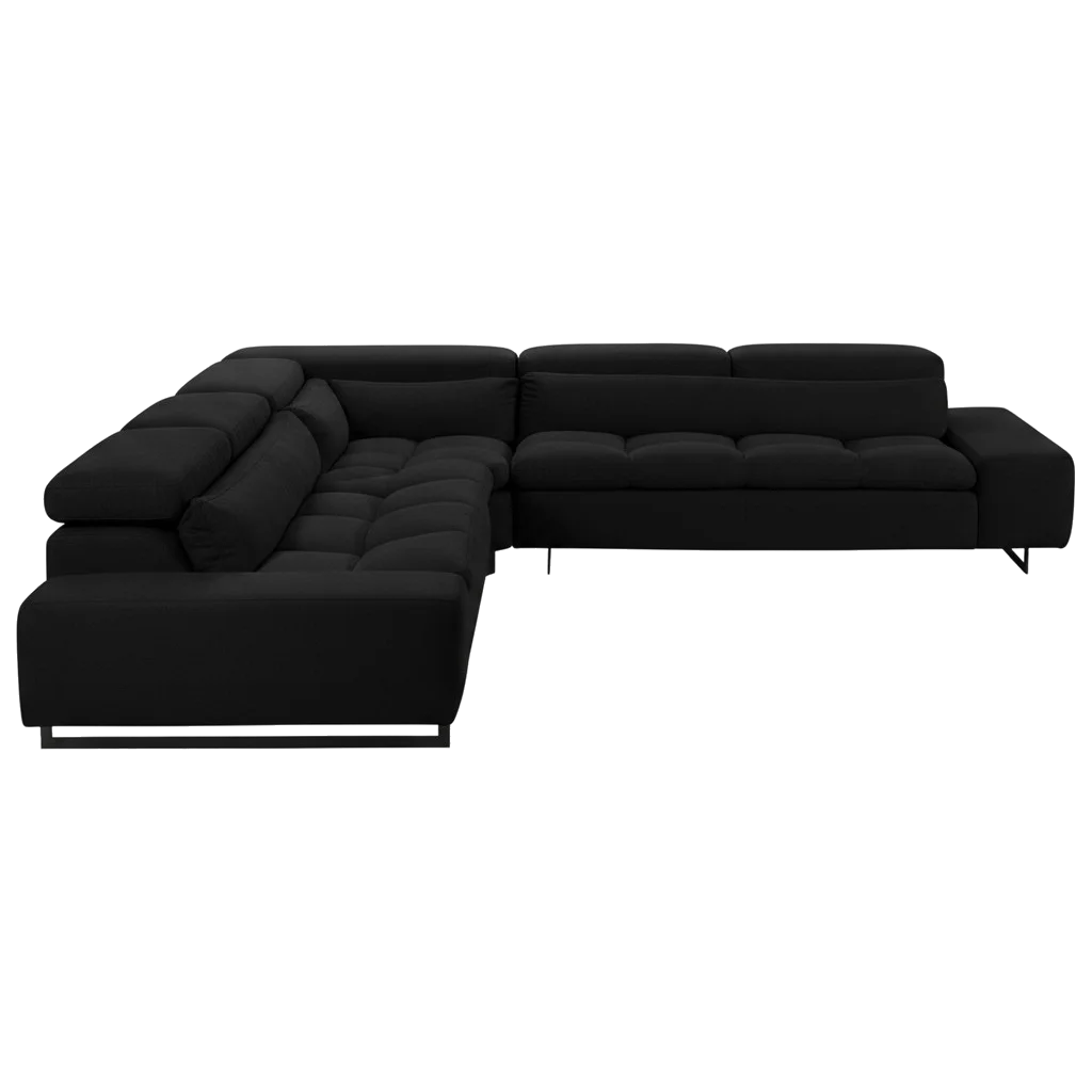 sofa rinconera negro nelson