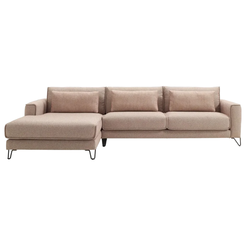 sofá con chaise longue koala