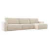 sofa lino con chaiselongue
