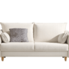 Sofá cama TABATA con apertura italiana y patas de madera